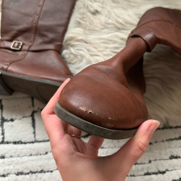 Tall Leather Riding Boots - Picture 4 of 6